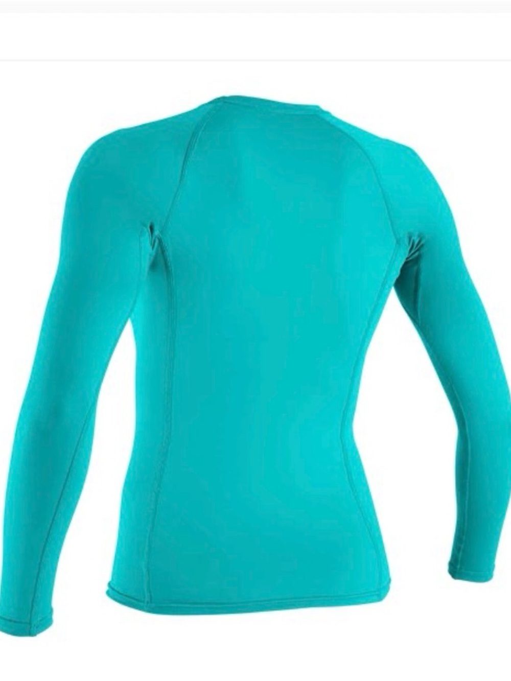 O'Neill Women's Long-Sleeve Swim Rash Guard - Teal Blue Medium